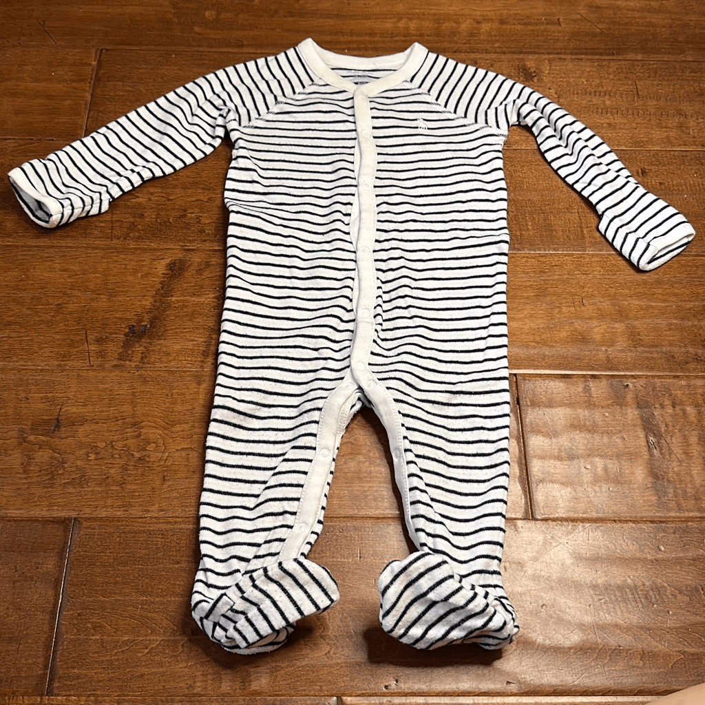 Ralph Lauren Polo baby boy Footed- One Piece/Romper/Pajamas Size month