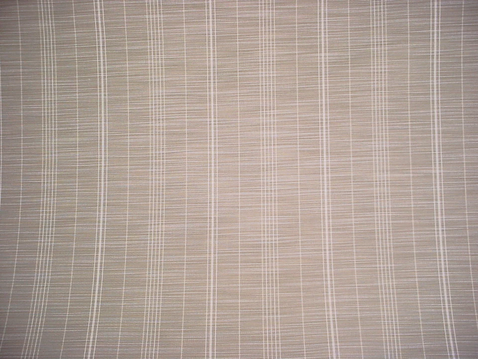 Tela de tapicería para cortinas exteriores gris beige gris a rayas Sutton 825 perennes 1-3/4 años Foto 4 de 4