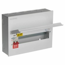 Europa 10Way Metal Clad SPD Consumer Unit Fuse Board Main Switch Fuse Box Surge