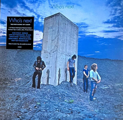 THE WHO - WHO'S NEXT - 180-GRAM  "BLUE" VINYL HALF-SPEED MASTERED- "NEW, SEALED