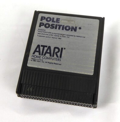Atari 800 XL XE Modul -- POLE POSITION -- Game Cart