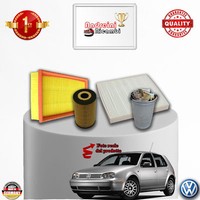 Set Service 4 Filter VW Golf IV 1.9 Tdi 110KW 150CV Von 2004-> 2007