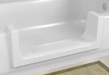 Walk-In Bath Tub Shower Quick Step-Through Insert DIY White