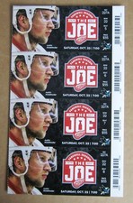 Red Wings Justin Abdelkader - JLA Final Season Tickets Sheet Original