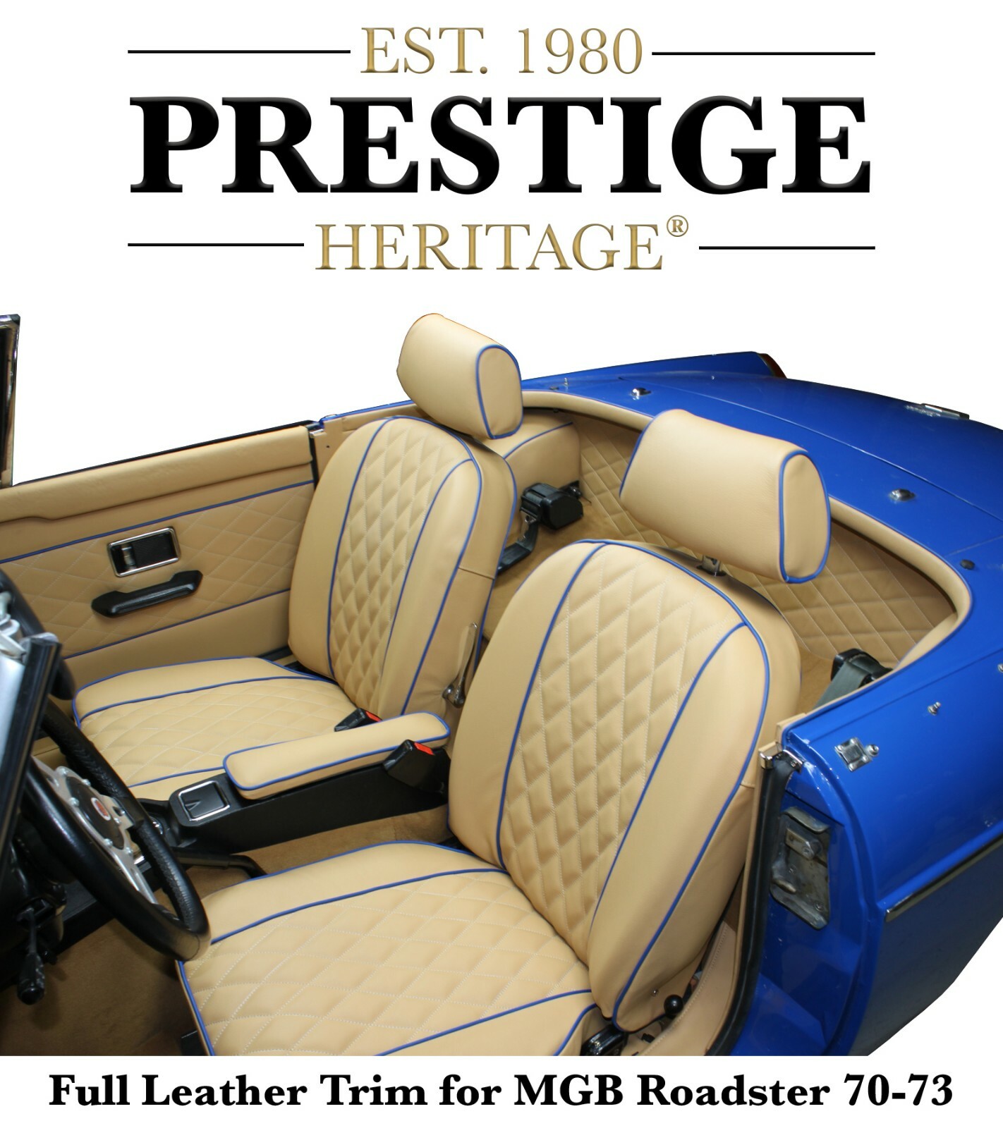 MGB Seat Covers Carpet Set Trim Panel Kit Roadster 19701973 Diamond