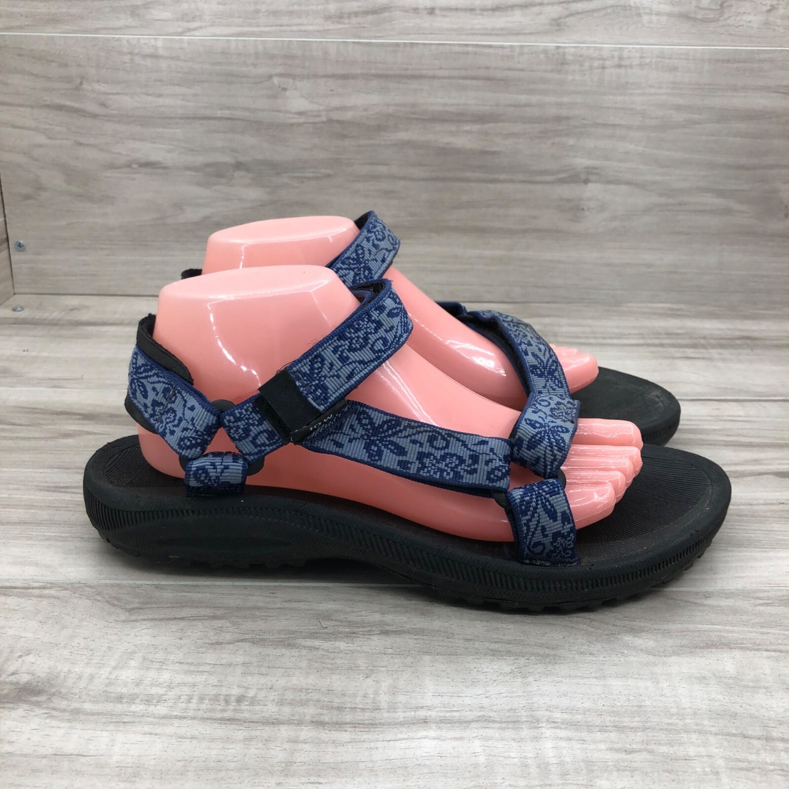 Teva Sandals Womens 10 Blue Hook and Loop Outdoor Waterproof Shoes