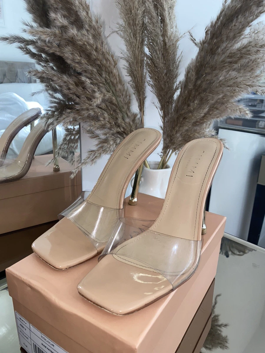 SIMMI Stiletto Clear Heels UK 4