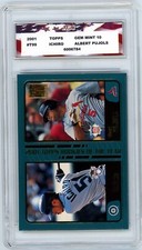 2001 Topps #T99 Albert Pujols Ichiro Suzuki Rookie Card AGC 10 Gem Mint