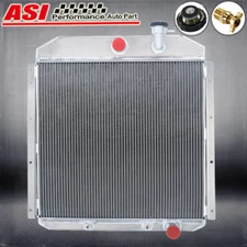 3-Row Aluminum Radiator For 1955-1959 GMC Truck 4.4L 5.2L 5.3L 5.7L 6.1L V8 Gas