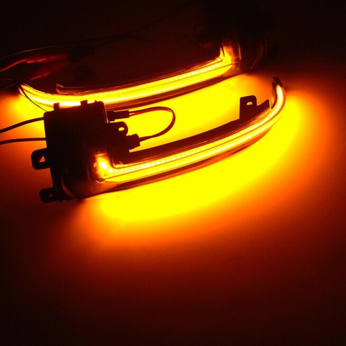 Amber Sequential LED Turn Signal Light Mirror Indicator for Audi A4 A5 S5 A3 Q3 - Picture 5 of 10