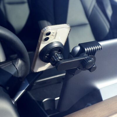 RHINORO Screen Phone Holder Tesla Model Y Model 3 RHD UK for iPhone 13 14 15 16