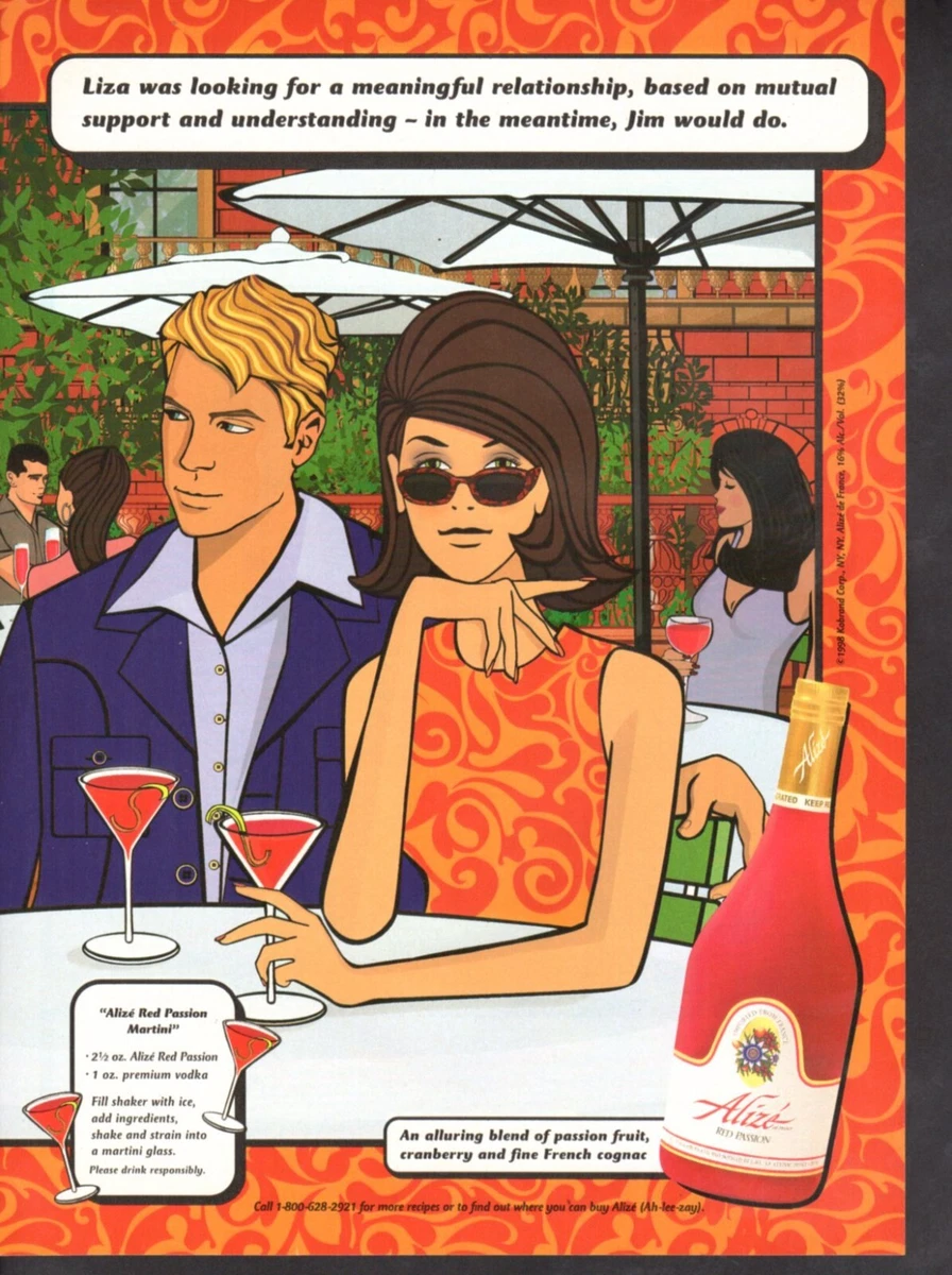 Пару постеров старой рекламы алкоголя. Alize Passion Пару постеров старой рекламы алкоголя. Alize Passion История,Алкоголь,Ликеры,Реклама