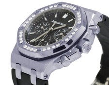 Audemars Piguet Royal Oak Offshore Chronograph 37MM Factory Diamond Watch 7