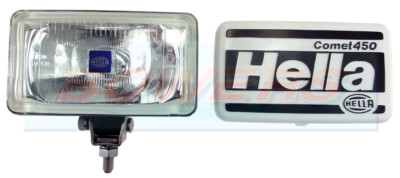 Hella ヘラー Comet 450 フォグランプ クリアーレンズ 2個セット Hella Comet 450 Rectangular Clear Lens Driving Light Spot Light