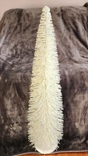 NWT 36 Christmas Bottle Brush Tree Sculpture Indoor Decorative object White Gold