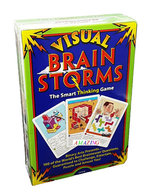 Visual Brainstorms - Das smarte Denkspiel - 100 beste Brainteaser Fragen