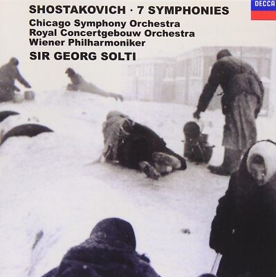 CD Sir Georg Solti   Shostakovich 7 Symphonies Mussorgsky Japan 