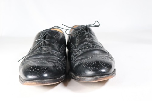 Zapatos de vestir Oxford de colección Johnston & Murphy de cuero negro con punta de ala talla 12 para hombre lg - Imagen 12 de 18