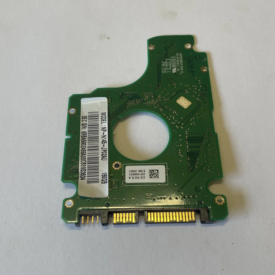 Samsung HM160HI 2.5" SATA HDD PCB Board BF41-00186A FW HH100-06 HM160HI/SMO - Image 3 of 4