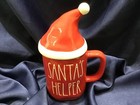 RAE DUNN SANTA’S HELPER MUG red SANTA HAT LID! NEVER USED! NEW! EXCELLENT! A — photo 6