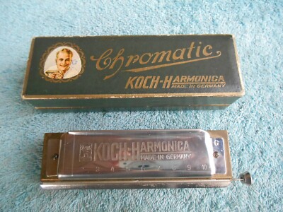 希少品 Koch-Harmonica クロマチックハーモニカ Gキー Vintage Koch Chromatic Harmonica, Key Of G, With Original Box | eBay