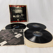 The Clash Sandinista 3 x Vinyl LP Record Epic with Insert Poster 1980