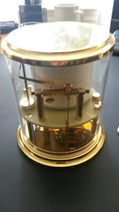 Marine Barograph - Barometer Brass/Glass  Art Deco in Prestine Condition- France