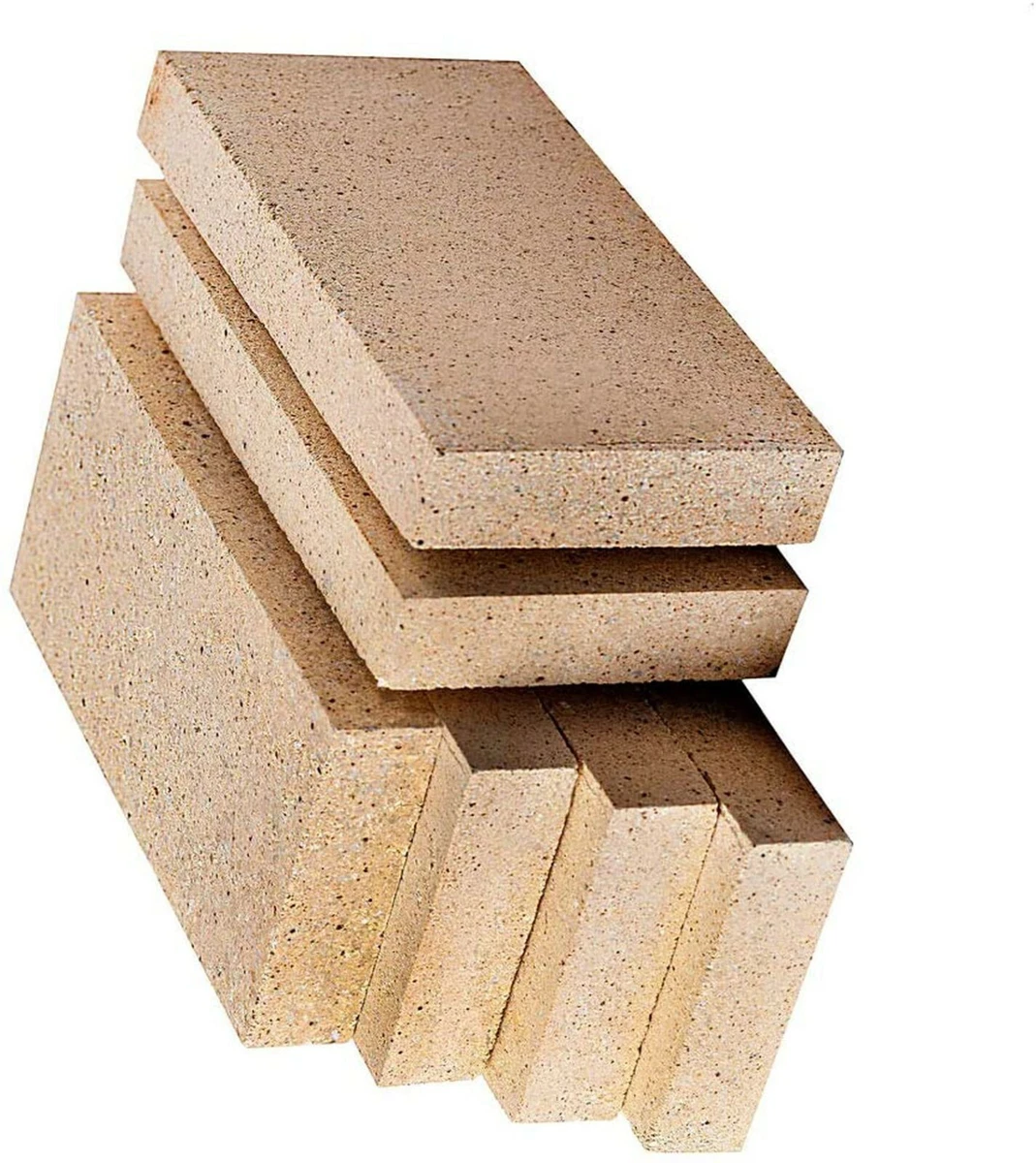 Replacement Fire Bricks Universal Vermiculite Stove 4.5u0026#034; x 9u0026#034; Wood  Log burner | eBay