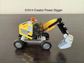 LEGO CITY Construction Lot of 2 Loader and Tipper (4201) & 31014 Power Digger