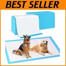 Large Pet Training Pads, 40ct, 6-Layer Protection