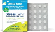 Boiron StressCalm 60 Meltaway Tablets 1 Pack New