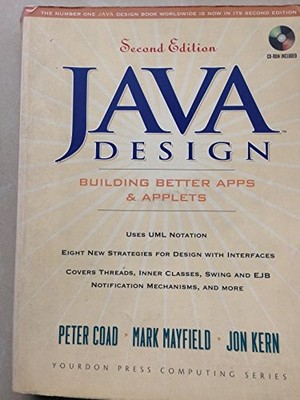 Java Design: Building Better Apps and Applets (2nd Edition) - VERY GOOD