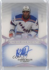 2020-21 Upper Deck The Cup Enshrinements 50/99 K'Andre Miller #E-KM Auto a4e