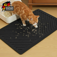Katzenklo Matte Wasserdicht Rutschfest 60X38Cm FüR Streukontrolle