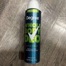 Degree Men Whole Body Deodorant Spray for Men, Active Fresh Scent