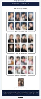 アイドル ateez golden hour 4 toktoq complete 02/05 TOKTOQ PHOTOCARD EVENT] ATEEZ - 13TH MINI ALBUM [GOLDEN HOUR