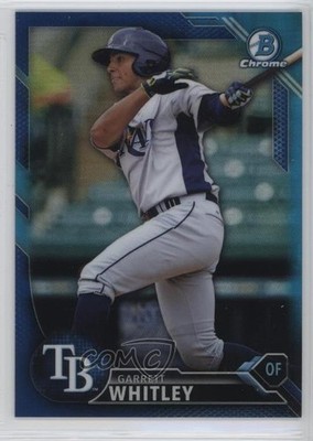 2016 Bowman Chrome Prospects Blue Refractor 132/150 Garrett Whitley #BCP68 0a3