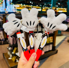 Genuine Shanghai Disney Mickey Mouse Hand Cute Cartoon Plush Ballpoint Pen Gift
