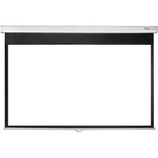 Image of Optoma 92" 16:9 Manual Pull Down Projector Screen DS-9092PWC ** BRAND NEW **