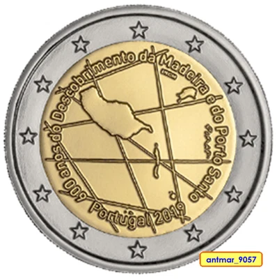 Portugal - 2 Euro Commémo 2019 - Découverte de MADERE - MADEIRA - * UNC * - Photo 1/2
