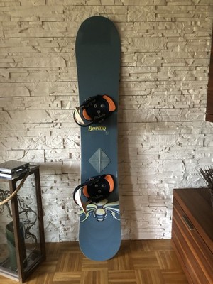 Vintages Snowboard Set von Burton Freestyle Custom