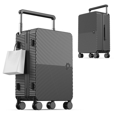 Lightweight 22'' Carry-On Luggage Hardshell Suitcase w/ 360° Wheels & TSA Lock