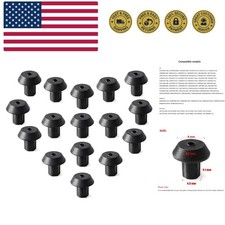 Pack of 16 Rubber Feet Gas Range Stovetop Grate Feet Replacement Compatible w...