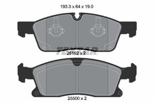 BREMSBELAGSATZ FÜR MERCEDES-BENZ GLE (W166) - TEXTAR 2519201 BREMSBELAGSATZ FÜR MERCEDES-BENZ GLE (W166) - TEXTAR 2519201