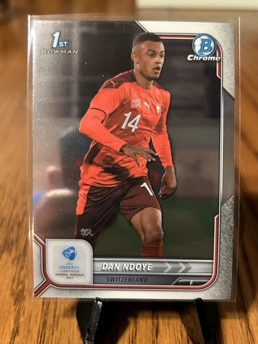 2022 Topps 1st Bowman Chrome UEFA Under 21 #121 Dan Ndoye