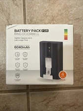 BolidTec Ring Rechargeable Battery 4 Pack for Ring Doorbell And Battery Camera’s