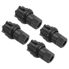 Höhenverstellbare Tischbeine, 3,27"-4,53" Edelstahlfüße für 2" O.D Rohre,4 Stück