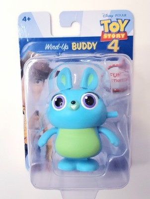 New Disney Pixar Toy Story 4 Wind Up Buddy Bunny Figure Thinkway Toys 2019 P43