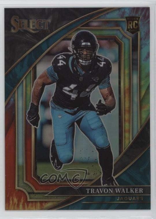 2022 Panini Select Suite Level Tie-Dye Prizm 17/25 Travon Walker #350 5z0