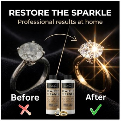 Professional-Grade Ultrasonic Jewelry Cleaner Solution